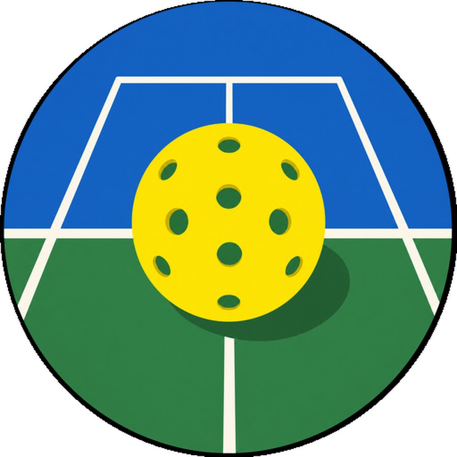 Dink Theory avatar, a yellow pickleball on a court